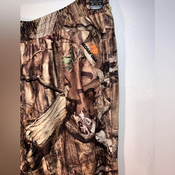 Mossy Oak, L, break up infinity, toggle elastic waist zip wide leg pocketed camo - Picture 5 of 7